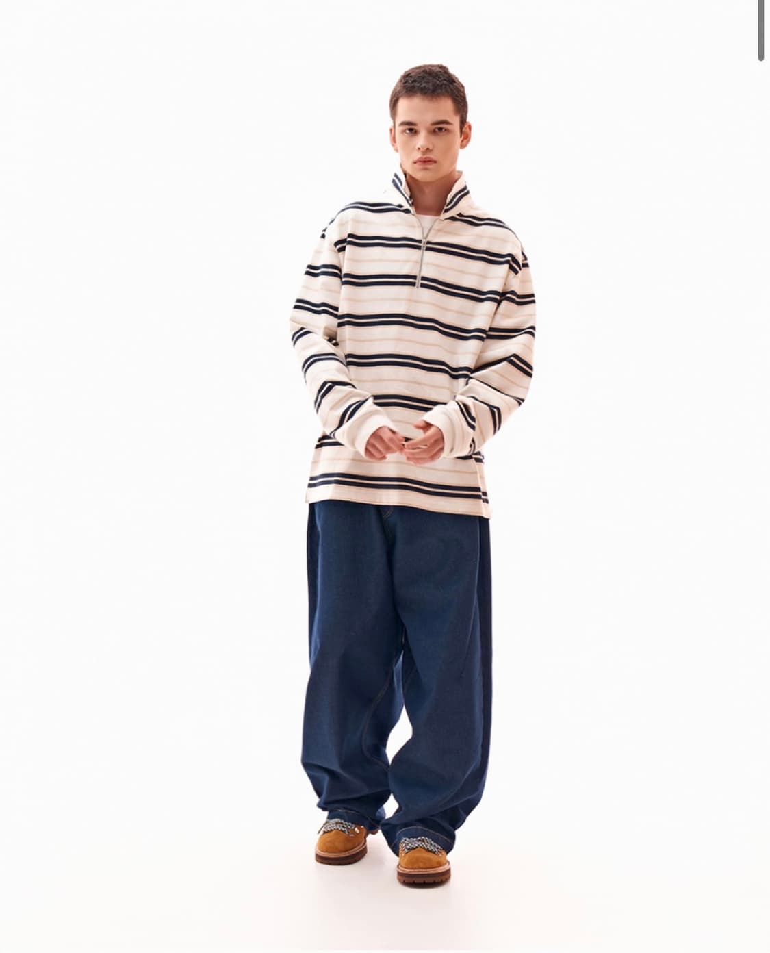 (L) 테이크이지 벌룬 와이드핏 데님팬츠 (인디고블루) 판매 상품이미지3