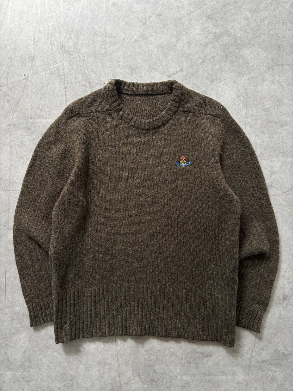 Vivienne Westwood 비비안웨스트우드 90s 브라운 니트 상품이미지1