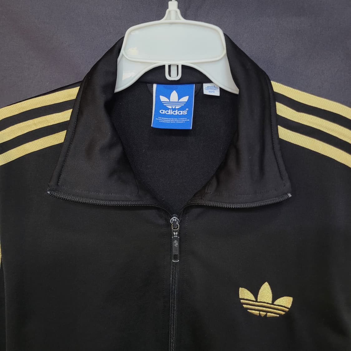 아디다스 불꽃 파이어버드 검금 블랙 골드 레어템 대대장 트랙탑 져지  상품이미지2