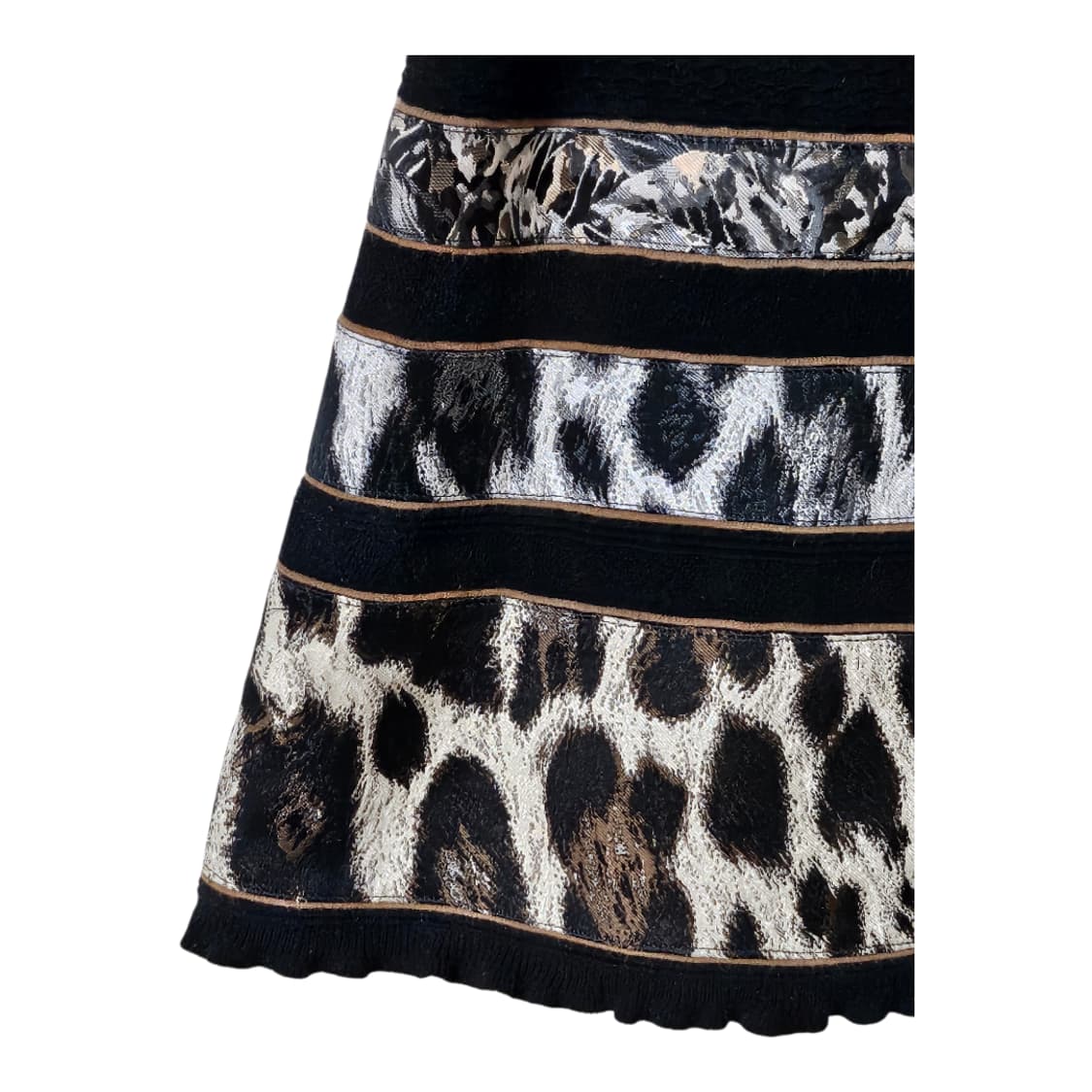 MARCCAIN 마르코카인 니트 스커트 55 | 레오파드 포인트 밴딩 상품이미지7