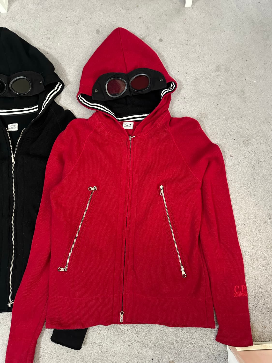 씨피컴퍼니 고글 니트 후드집업( 95-90) 정품  상품이미지2