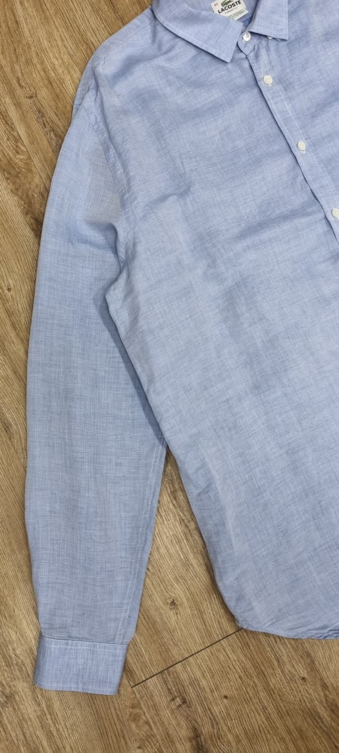 라코스테 린넨66% 혼방 셔츠 45size _ 남성 2xl 추천 상품이미지3