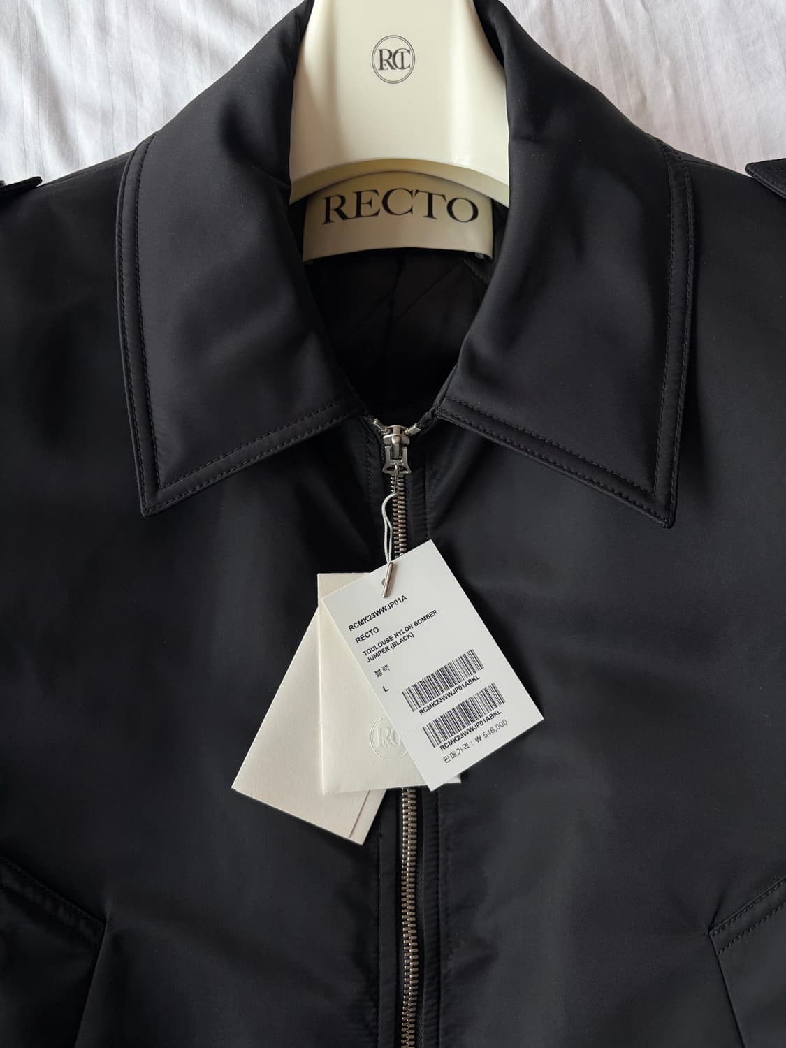 [L] 렉토 나일론 견장 봄버 상품이미지3