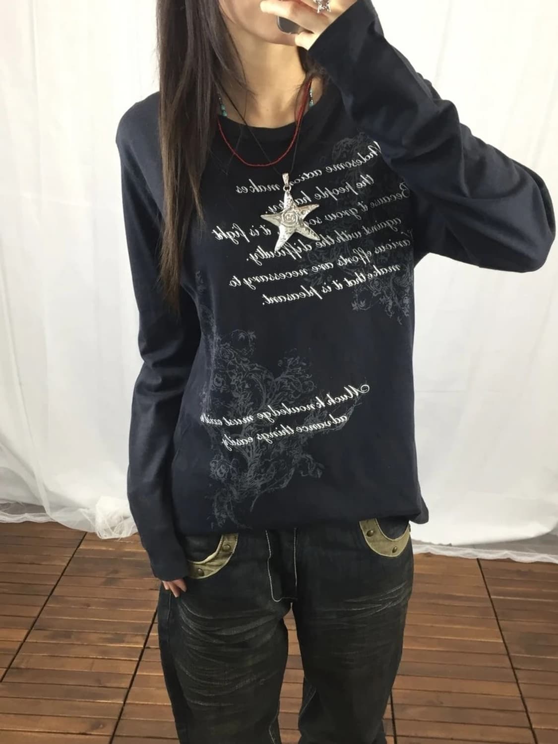 Thruxton Script Long Sleeve 상품이미지2
