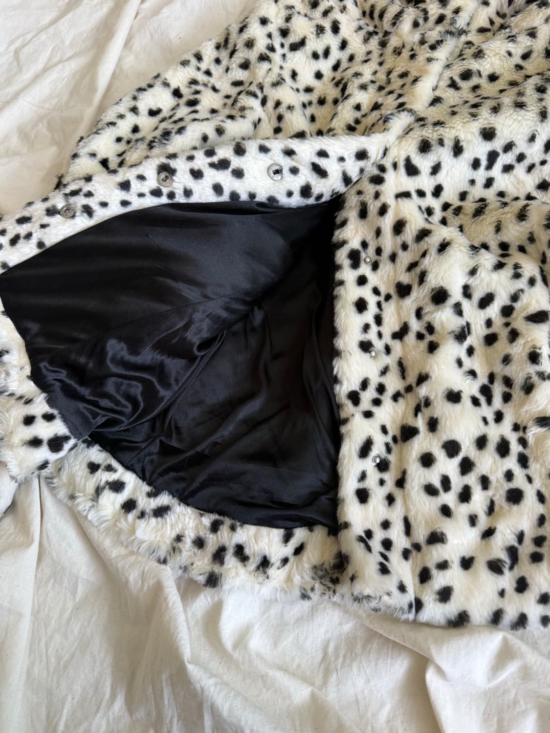 호피갸루 레오파드 나나 펑크 퍼 자켓 상품이미지4