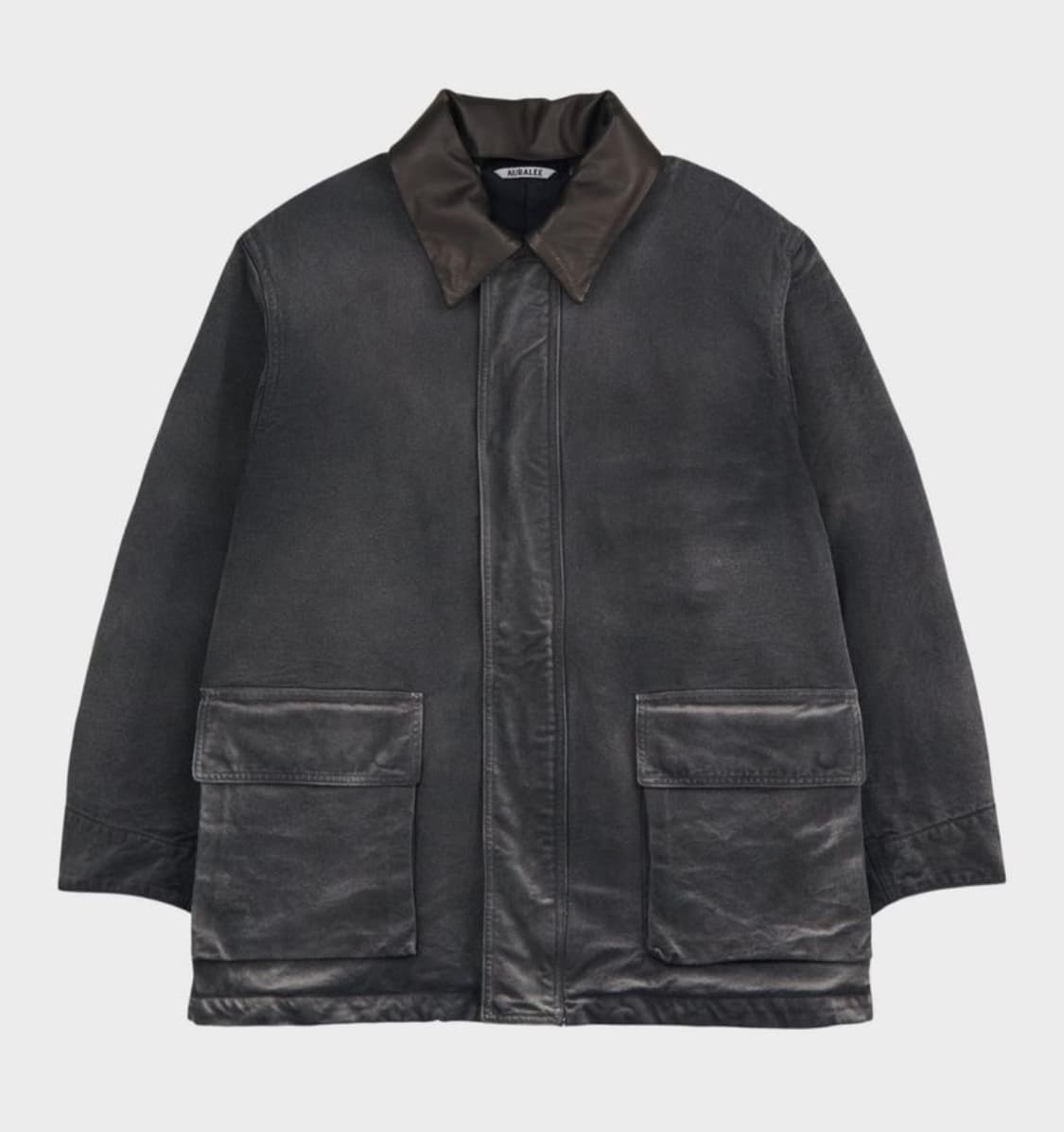 오라리 코튼 덕 블루종 페이디드 블랙  상품이미지1