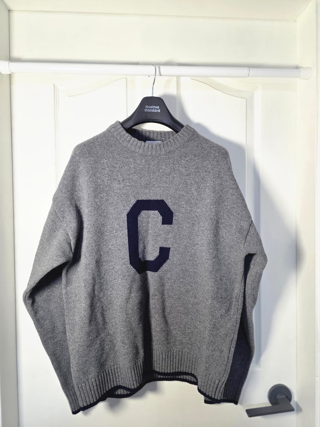 커버낫 C 로고 니트 XL 상품이미지1