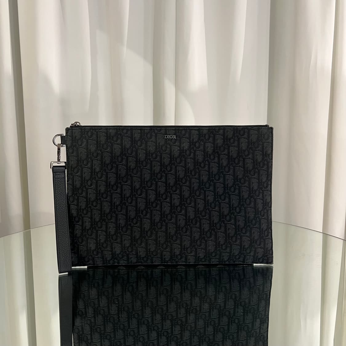 디올 오블리크 A4 클러치 블랙 상품이미지1