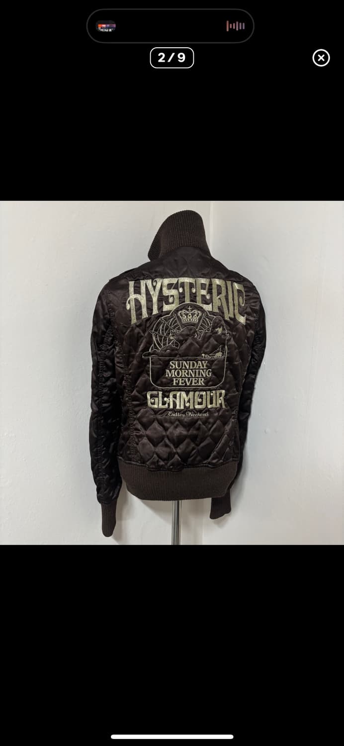 히스테릭글래머 퀼팅 점퍼 상품이미지2