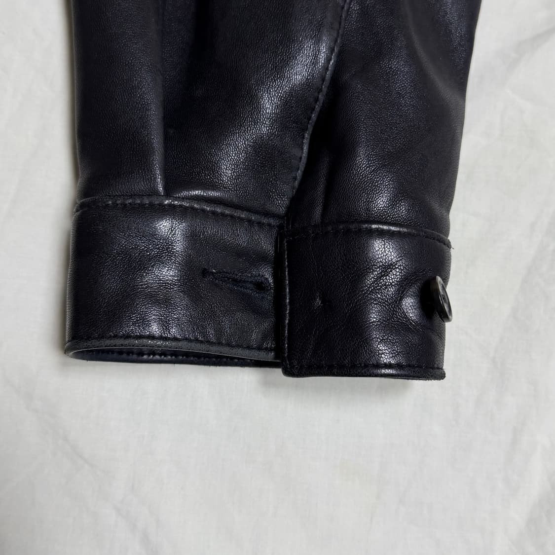 폴로 랄프로렌 맥스웰 램스킨 레더 자켓 블랙 상품이미지8