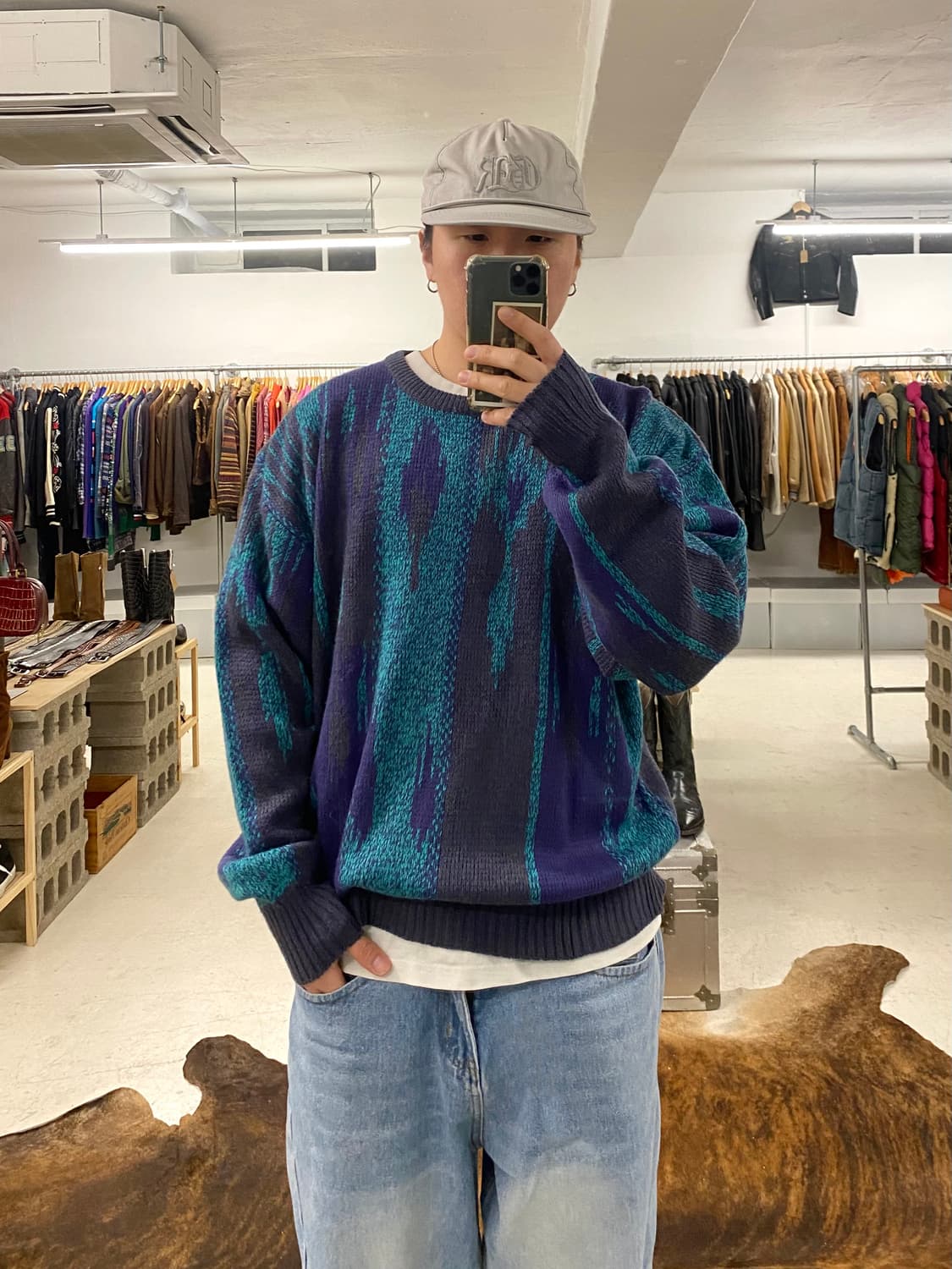 80~90's VTG knit 80~90년대 빈티지 코리아 메이드 니트 상품이미지6