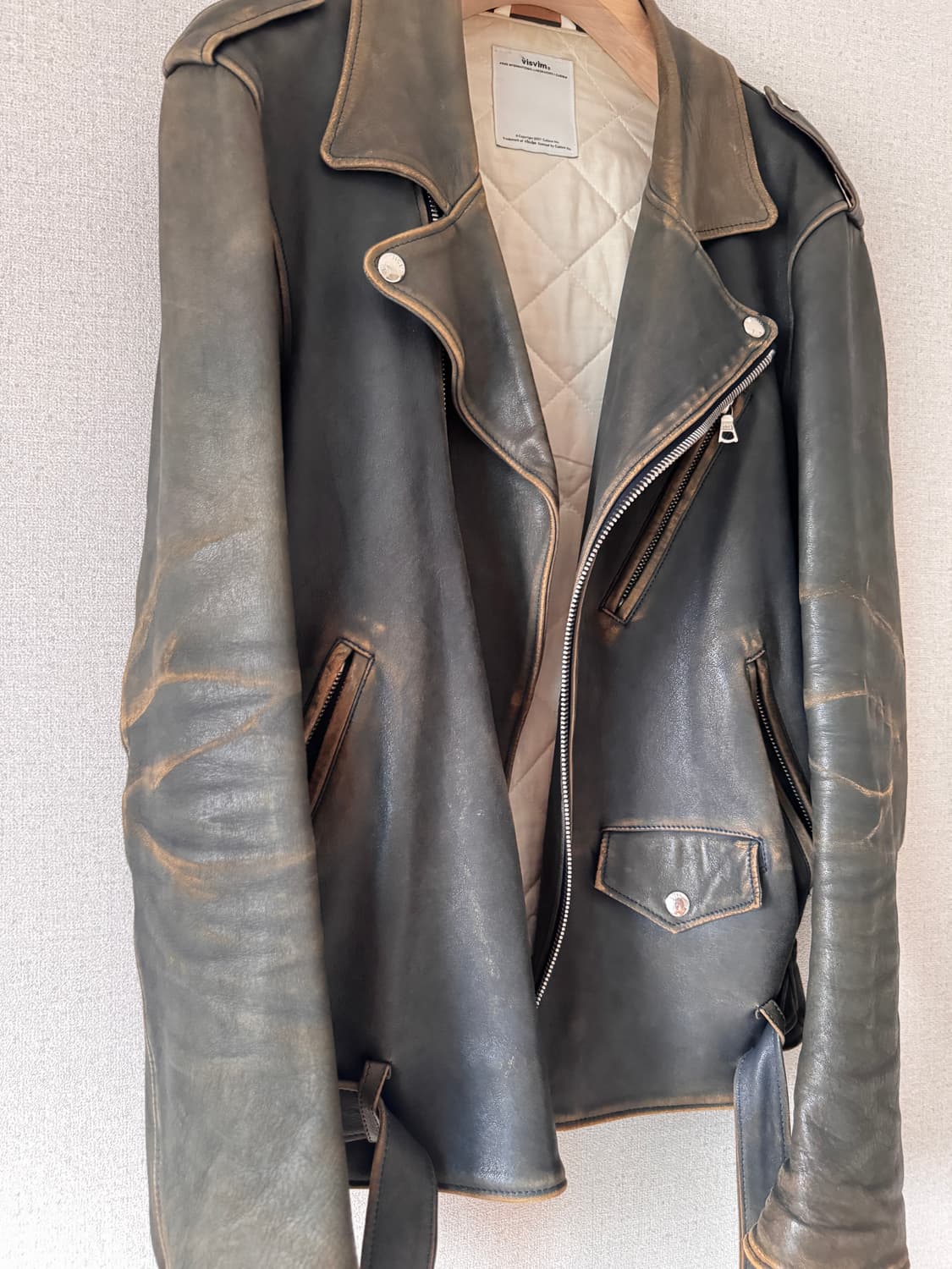 XL) 비즈빔 Strabler antique rider jacket 상품이미지3