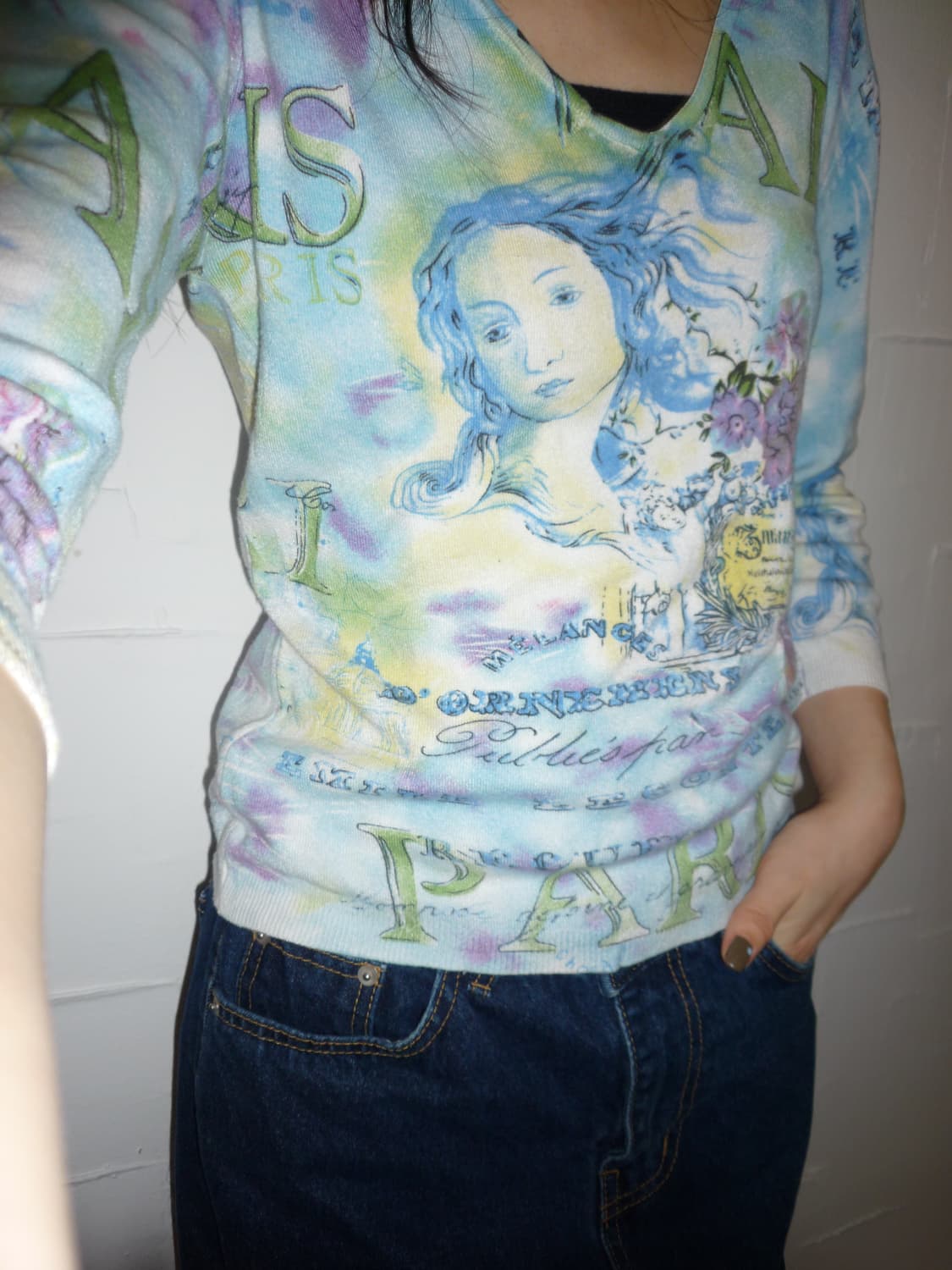 Paris printing long sleeve 상품이미지1