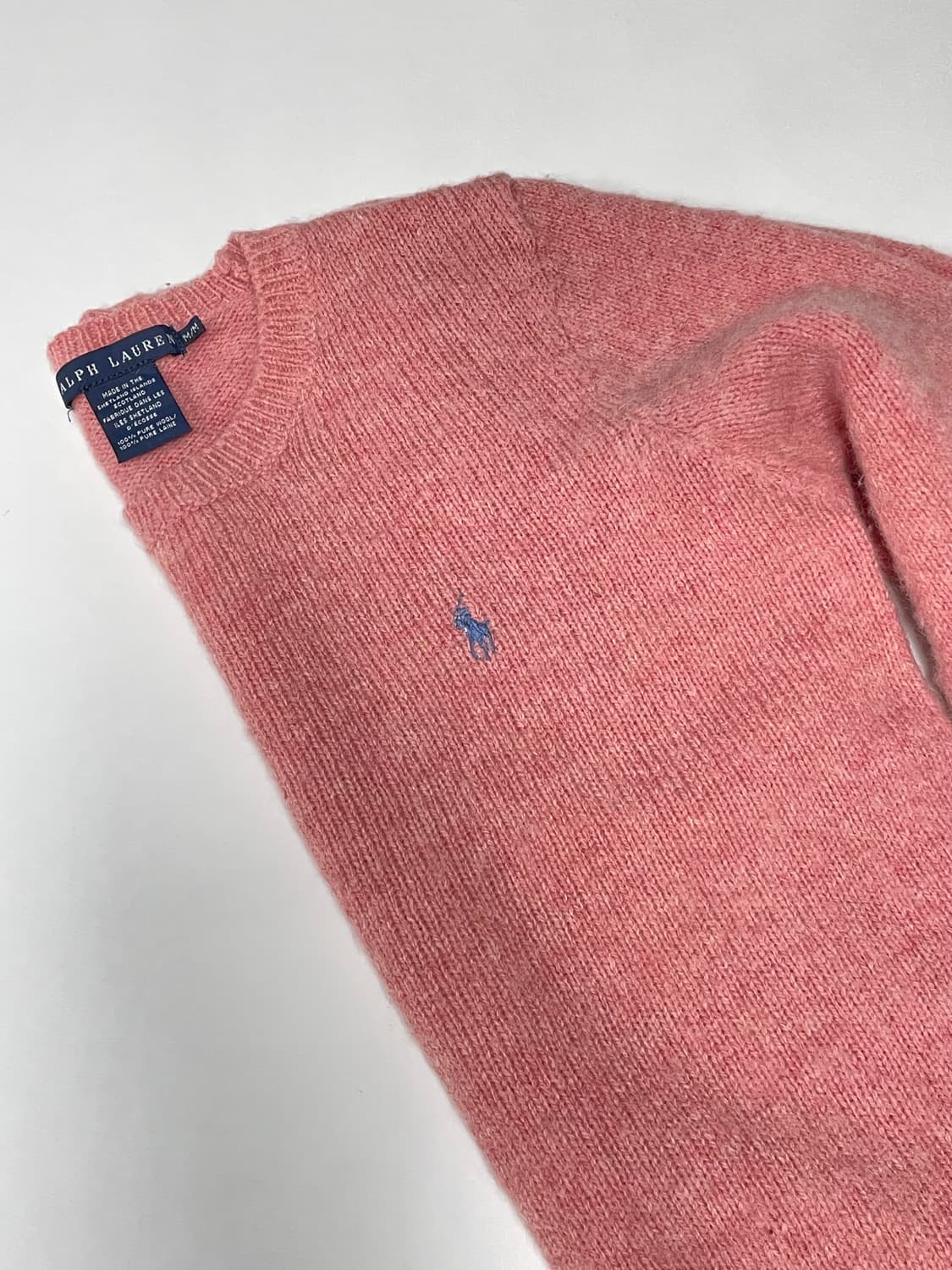 [M] 폴로 랄프로렌 여성 메리노울 라운드 니트 스웨터 상품이미지4