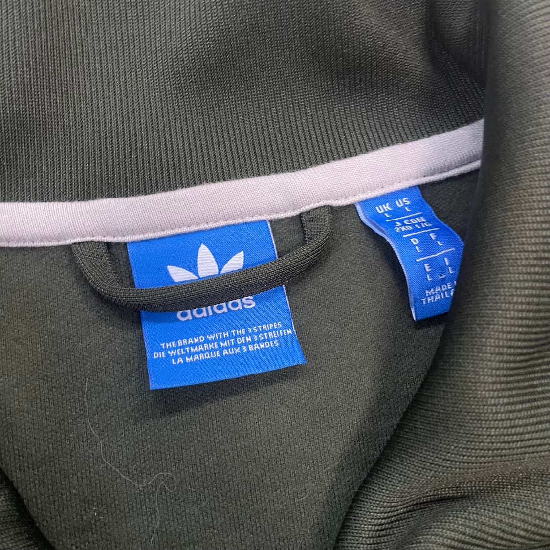 아디다스 밀리터리 트랙탑 져지 카키 상품이미지3