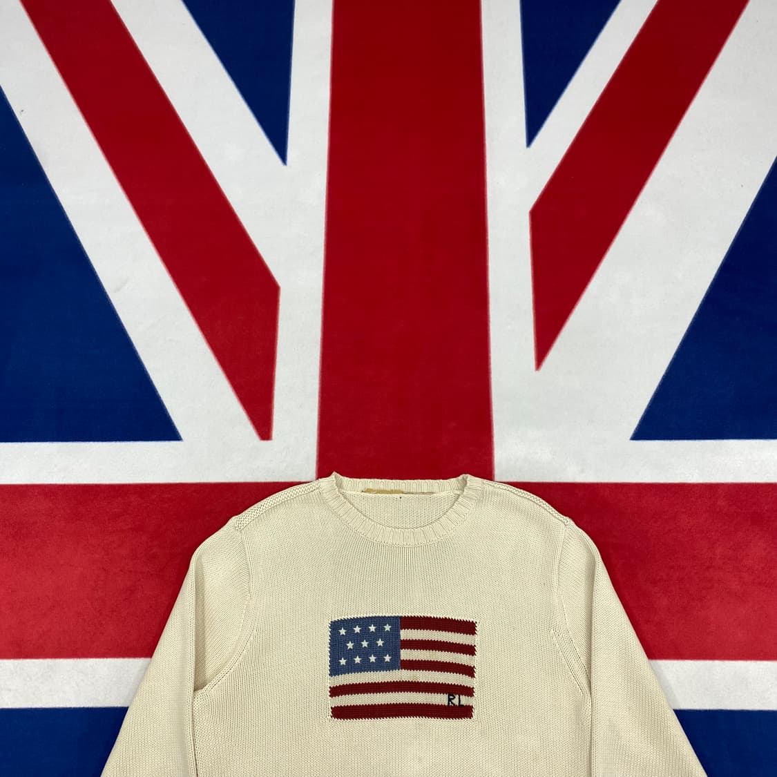 폴로진스 성조기 니트 M  상품이미지2
