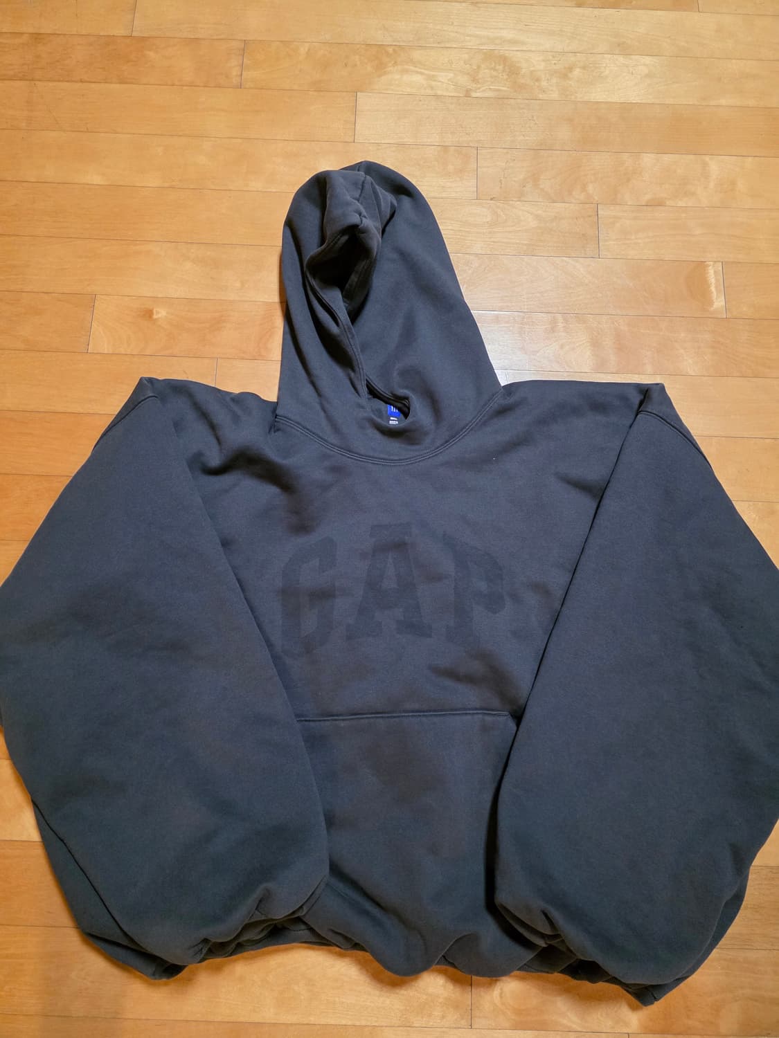 (실착0회보장) 이지 갭 엔지니어드 바이 발렌시아가 도브 후드 블랙 S 상품이미지2