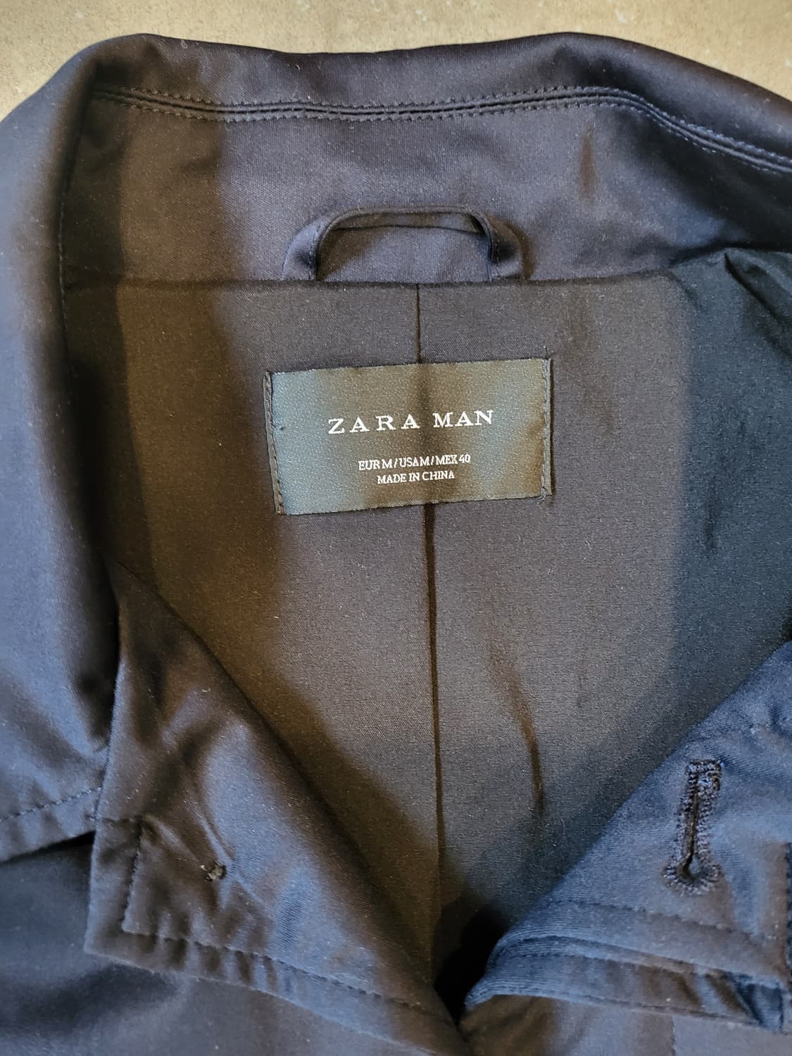 ZARA MAN 네이비 맥코트 M 상품이미지2