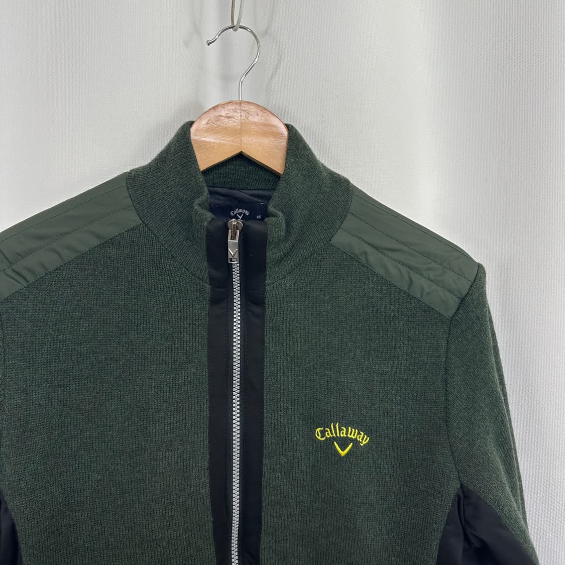 캘러웨이 남자 골프 니트집업 모100% 95 상품이미지2