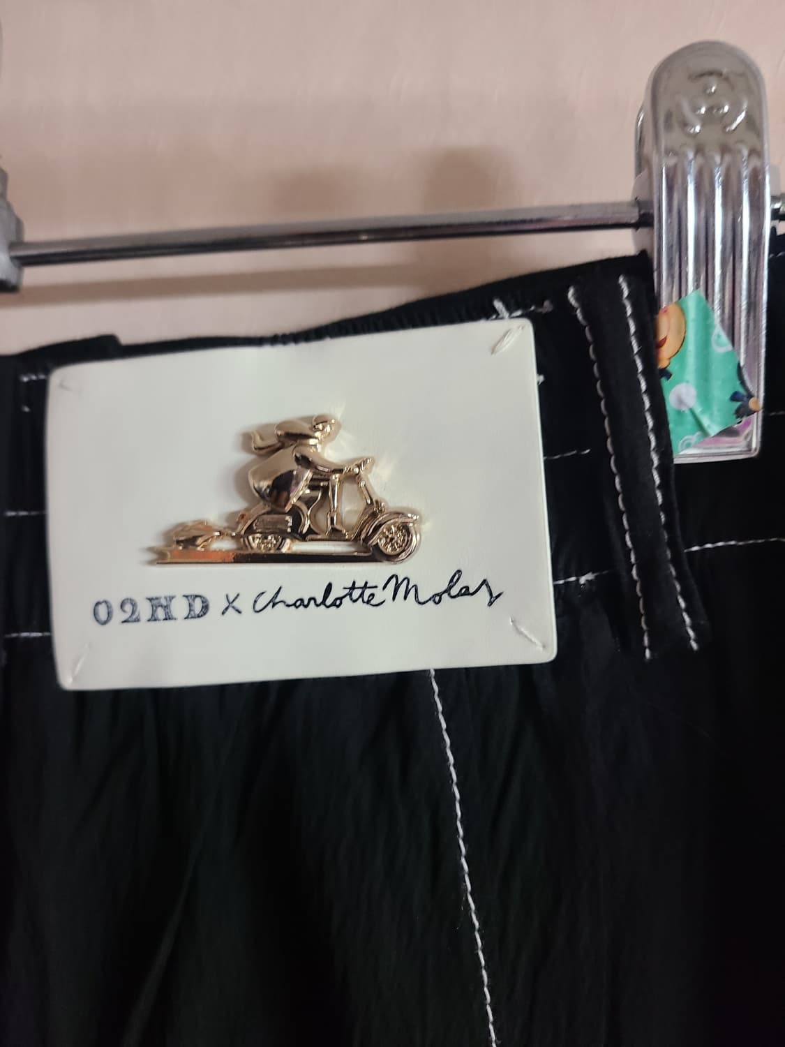 O'2nd x Charlotte Molas 블랙 카고 롱 스커트(s) 상품이미지5