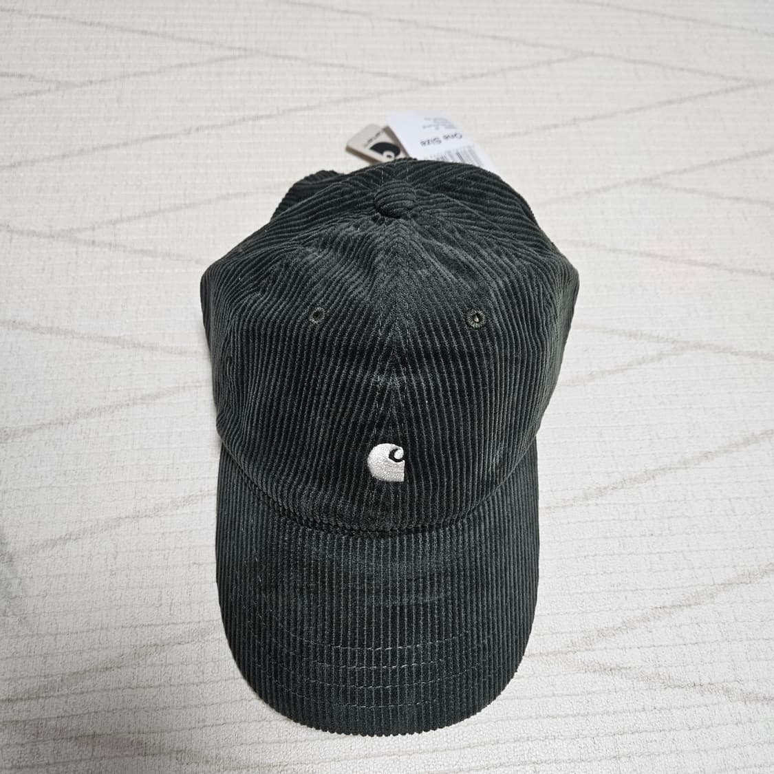 칼하트윕 코듀로이 볼캡 다크그린 상품이미지5