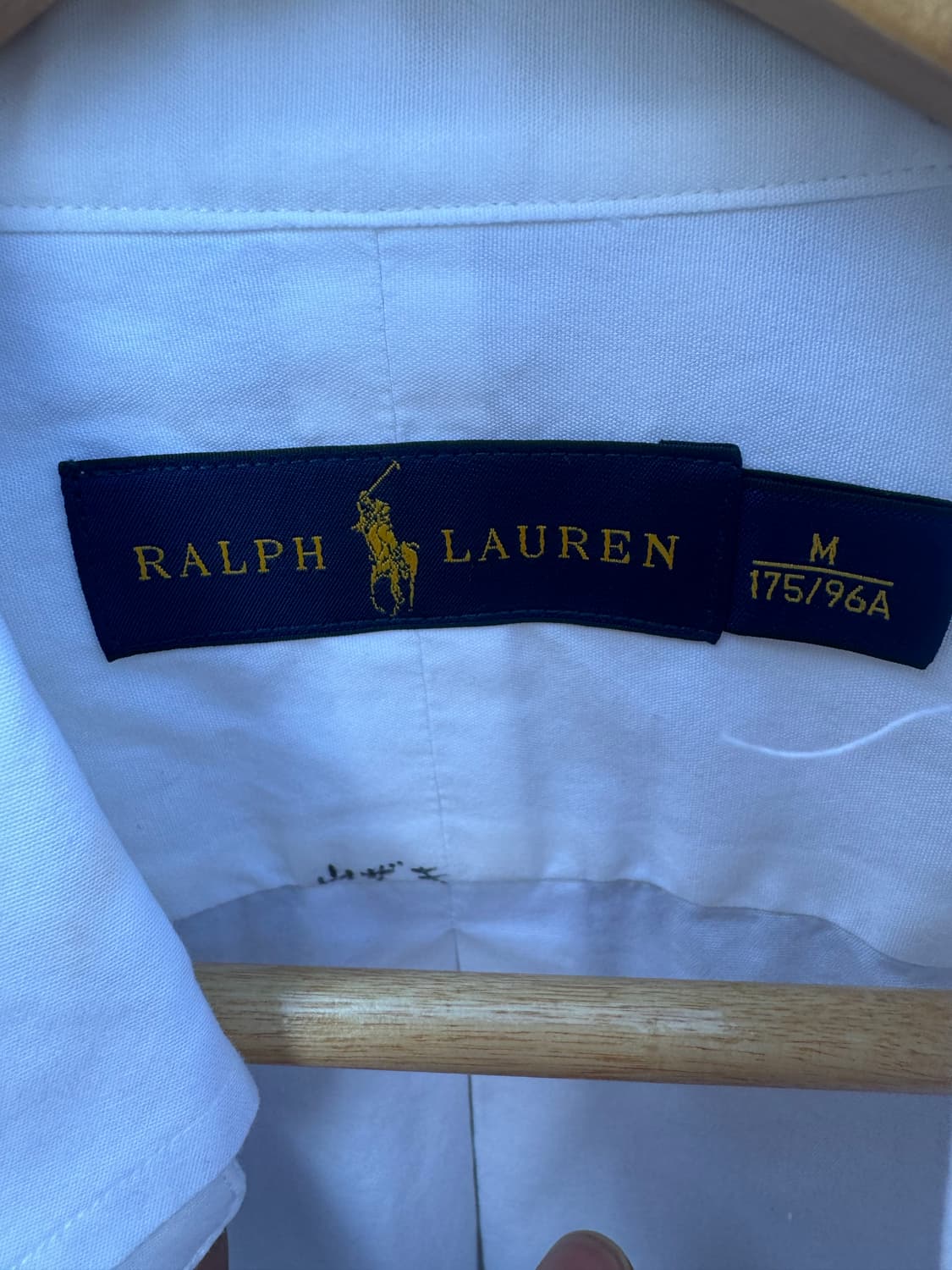 폴로 랄프로렌 화이트 코튼 드레스 셔츠 m 상품이미지5