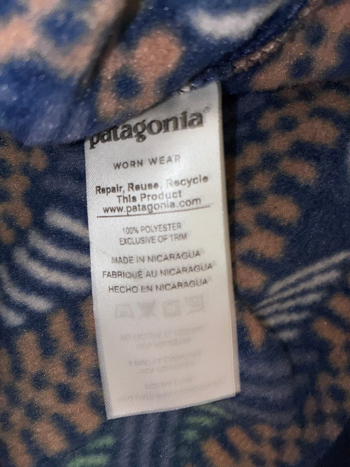 파타고니아 패턴 신칠라 18ss 상품이미지4