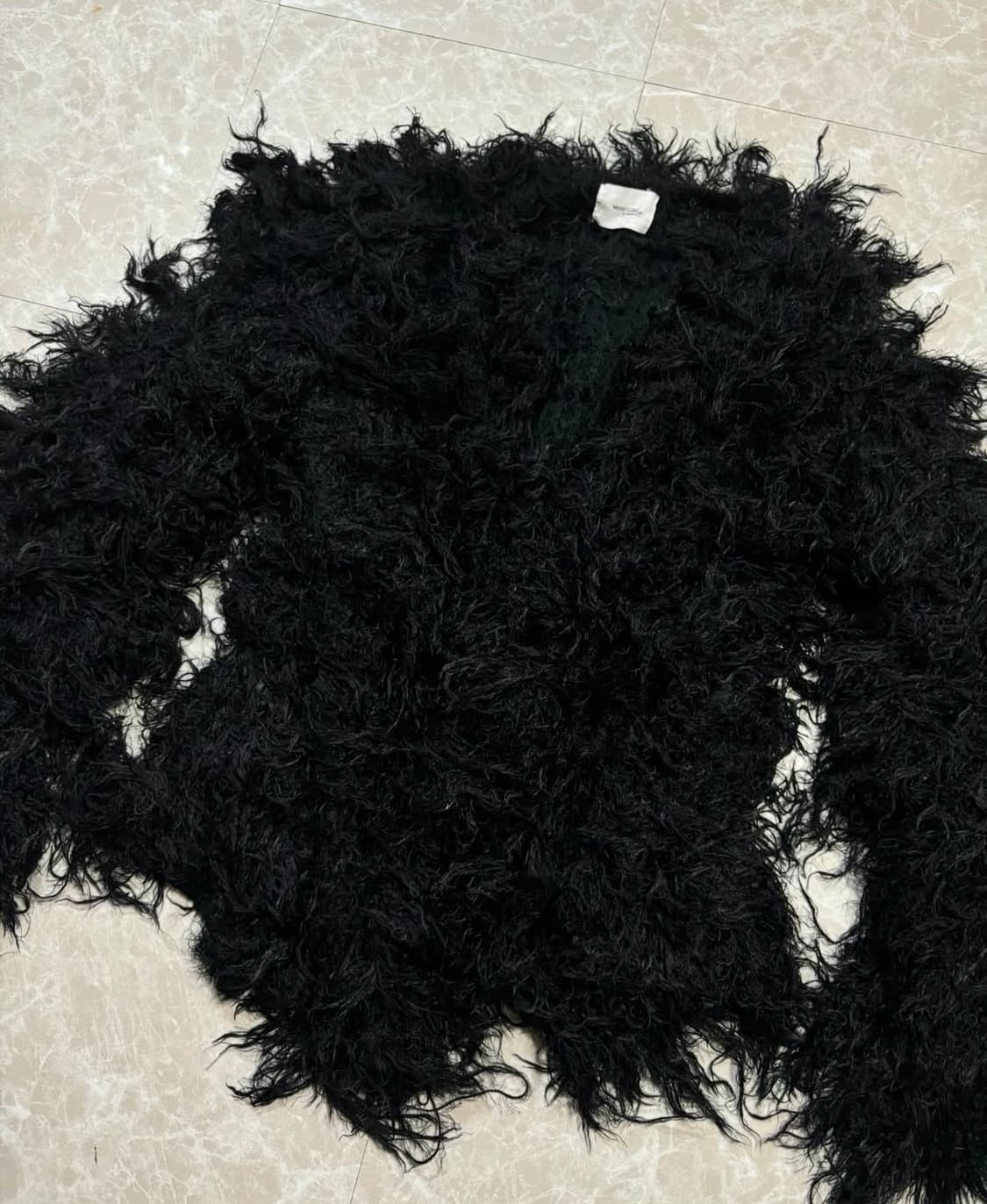 black fur cardigan 상품이미지3