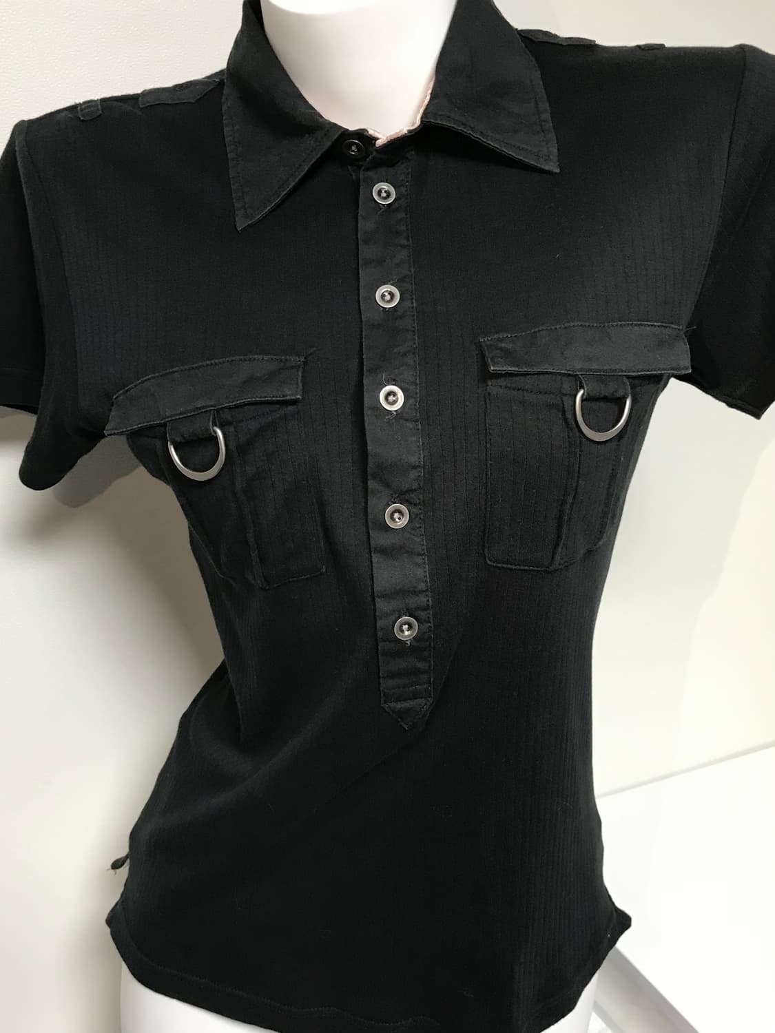 On board black vintage girl's t-shirts 상품이미지3