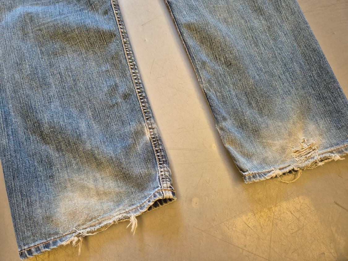 00s 에드윈 504 디스트레스드 데님 팬츠 상품이미지3