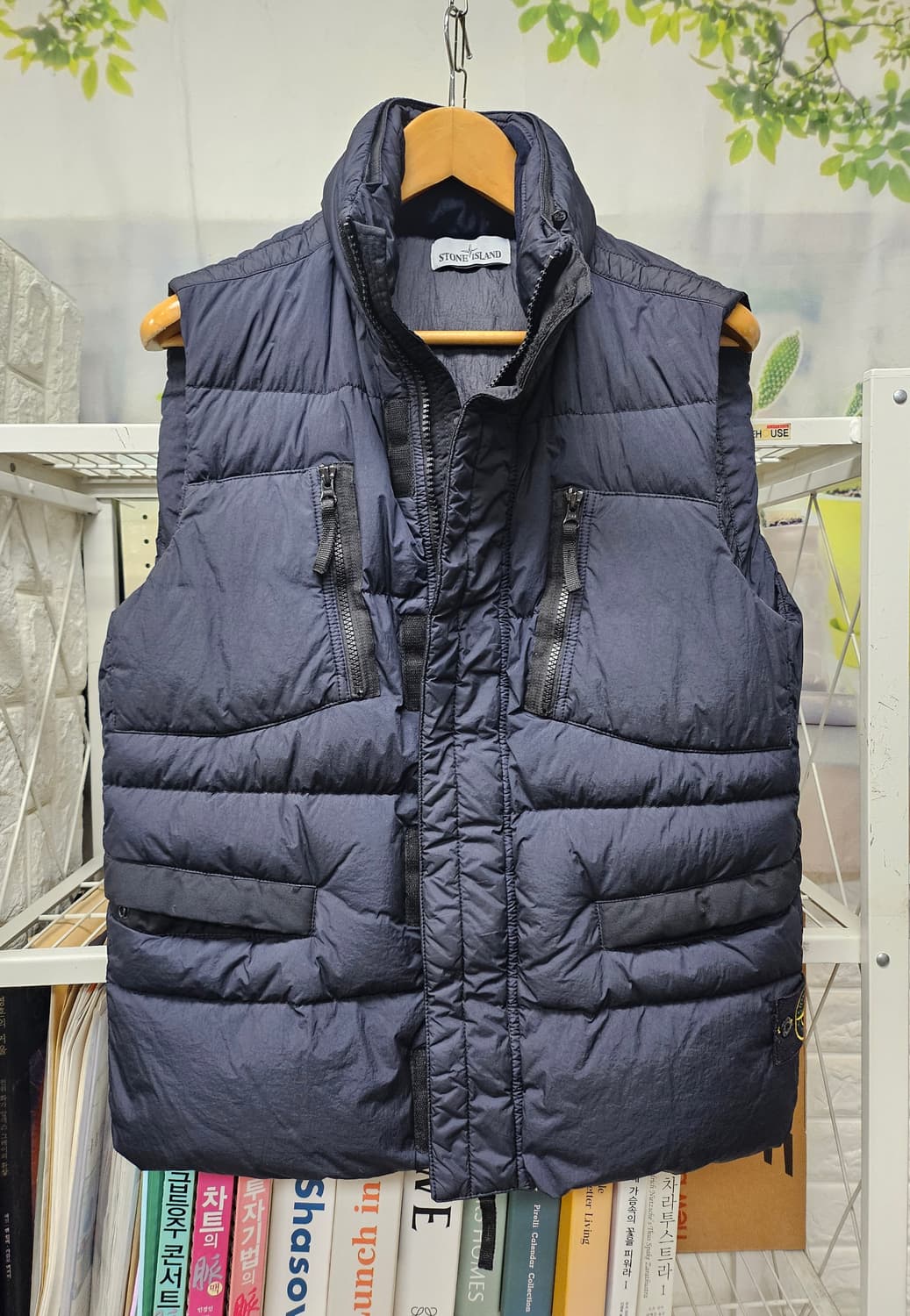 스톤아일랜드 패딩조끼 M 와펜 패딩 베스트 XD29 상품이미지2