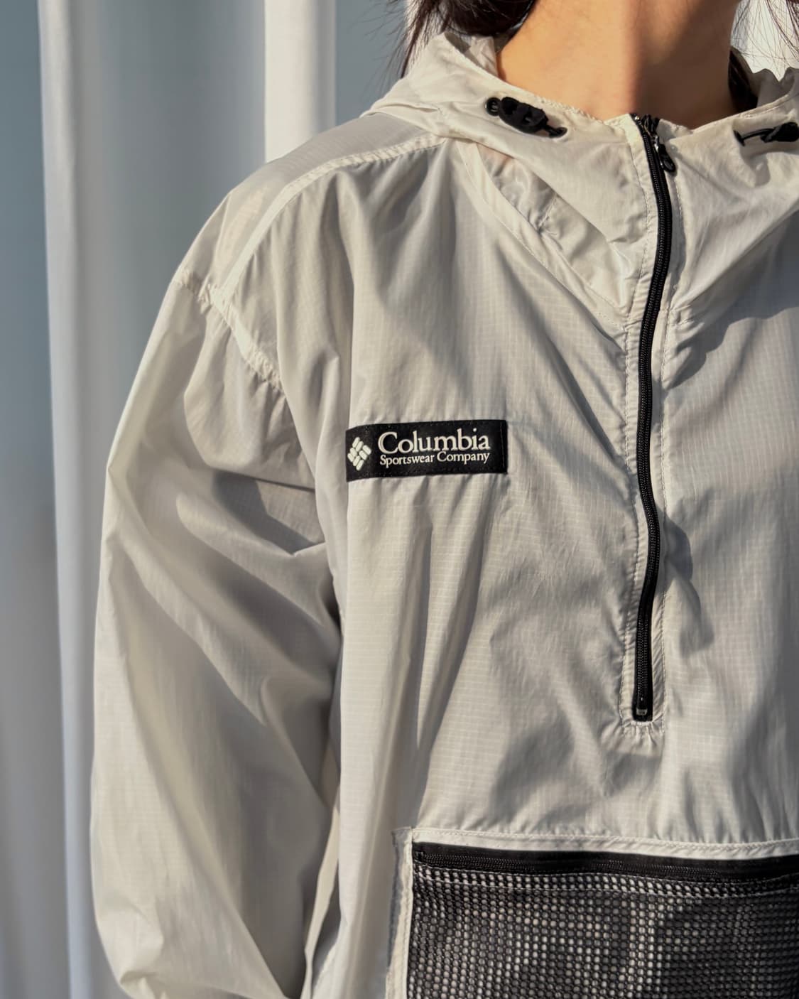 [M-L]컬럼비아 JPN 90s 패커블 하프집업 바람막이 상품이미지4