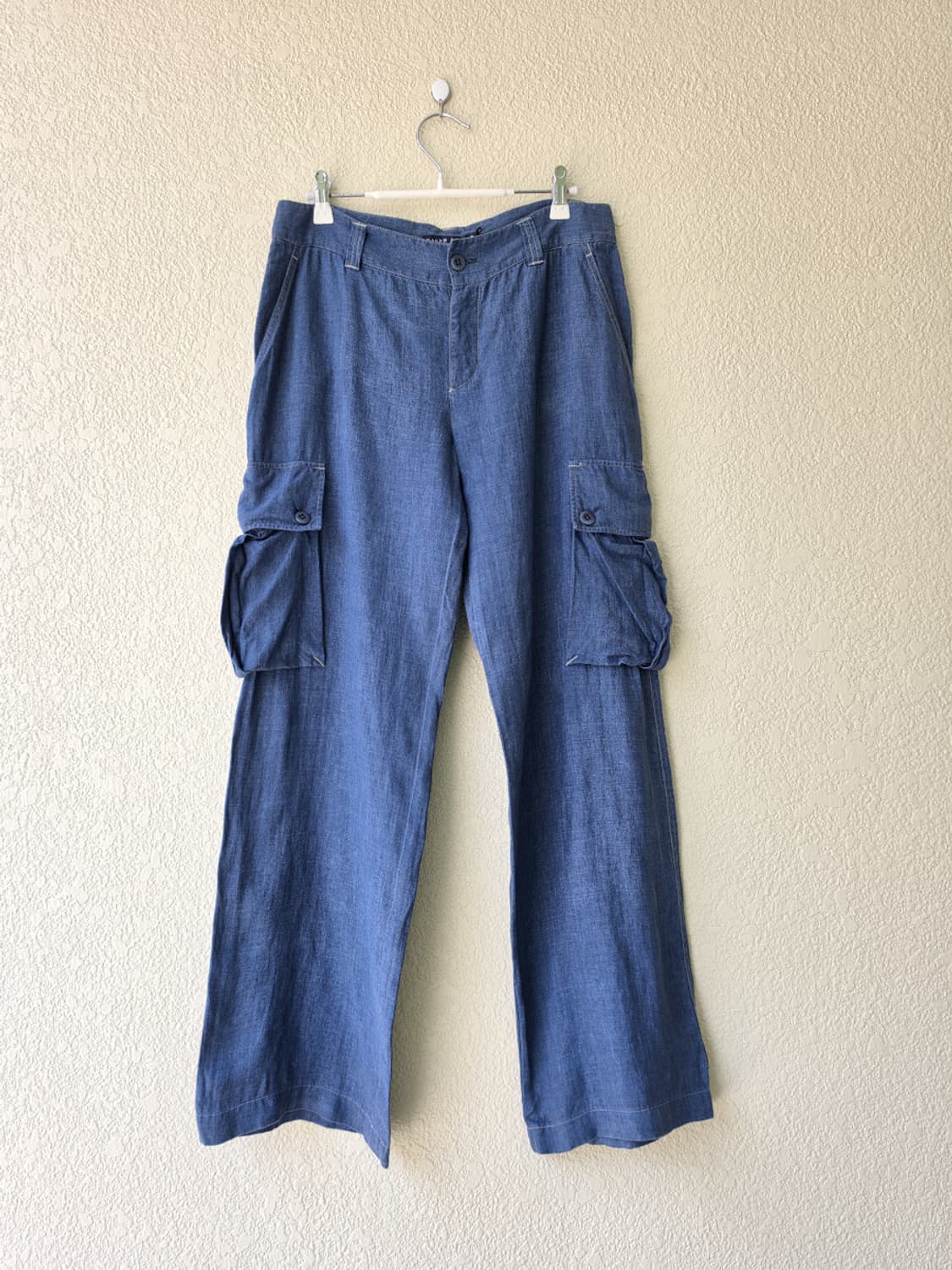 90s 랄프로렌 리넨 와이드 카고팬츠 상품이미지1