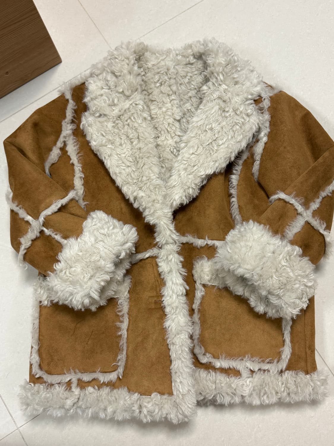 플레따 리버시블 무스탕 상품이미지1