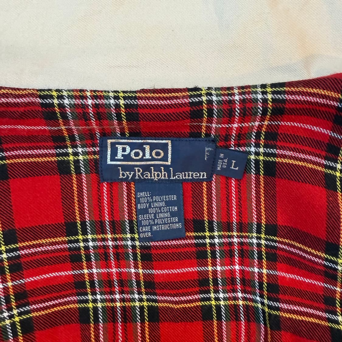 폴로 아이보리 블루종 자켓 상품이미지3