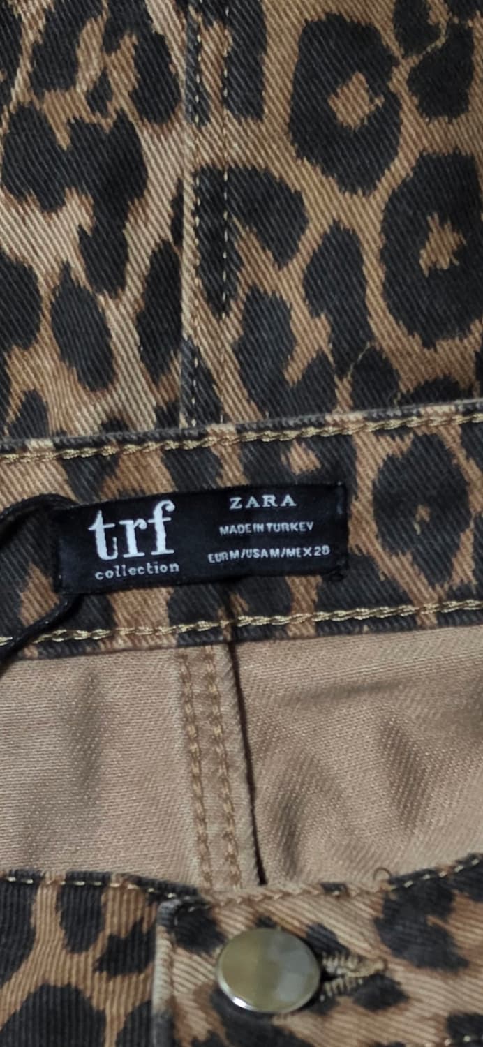 ZARA TRF 레오파드 미니 스커트 W28 상품이미지3