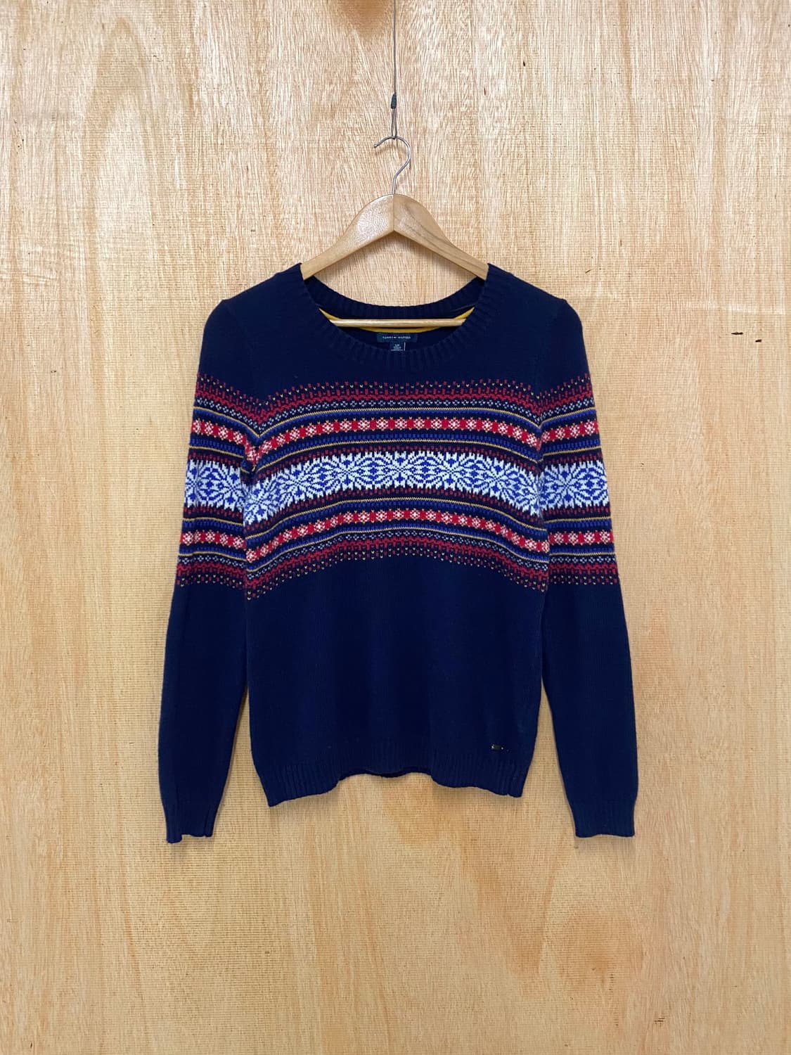 타미 힐피거 페어아일 엘보 패치 니트 상품이미지2