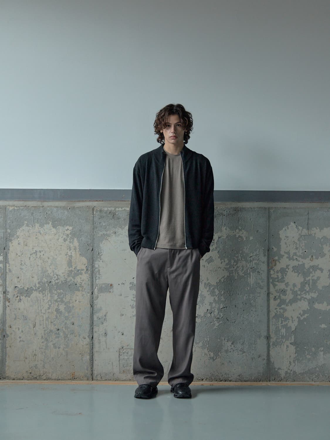 Rim trousers(Dust brown) 상품이미지3