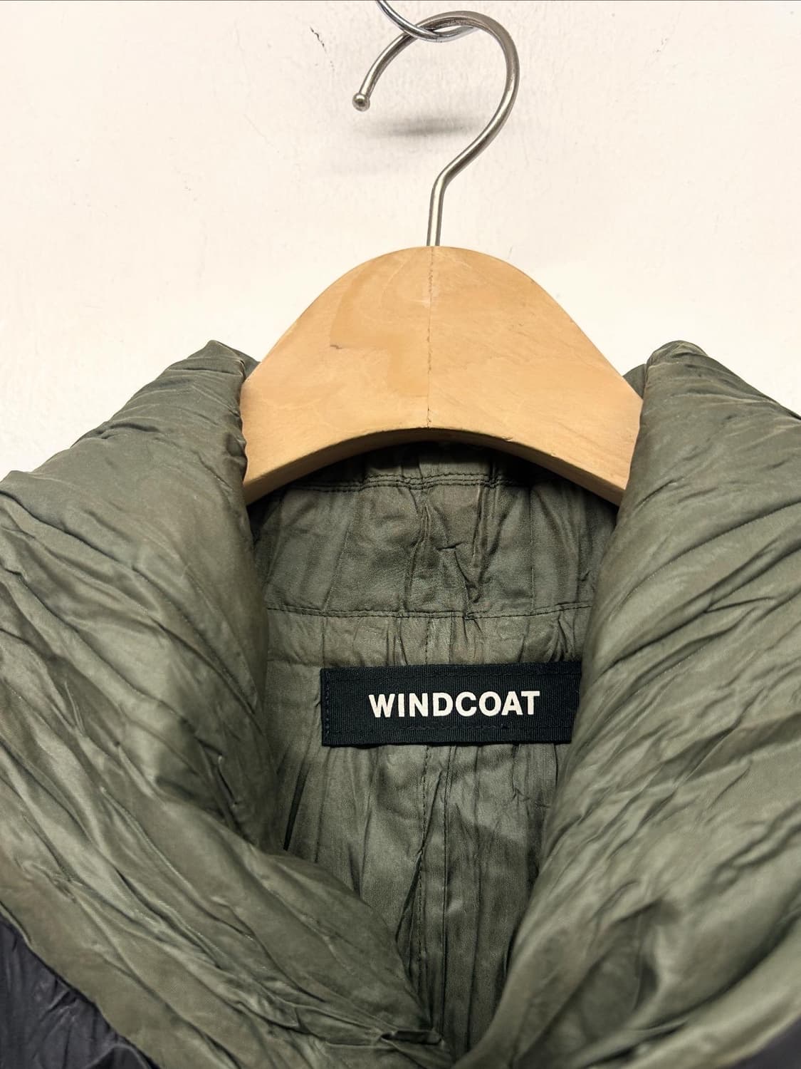 WINDCOAT 이세이미야케 주름 워싱 롱코트 상품이미지5