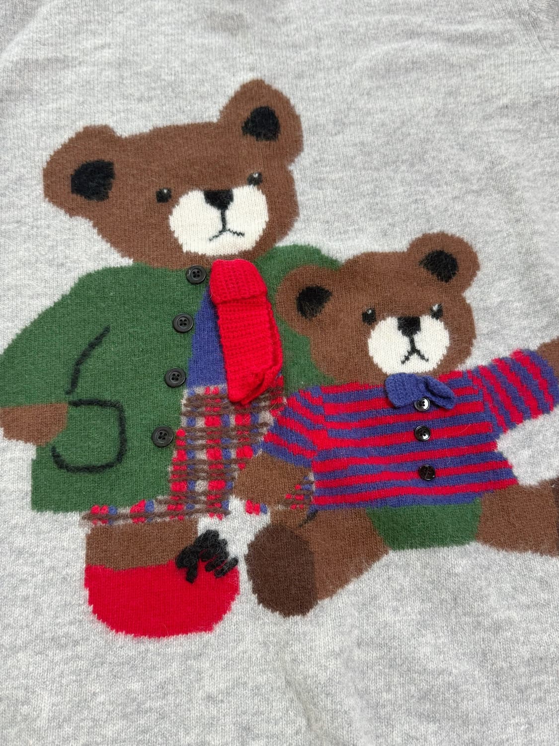 TOMATSU 곰돌이 니트 상품이미지3