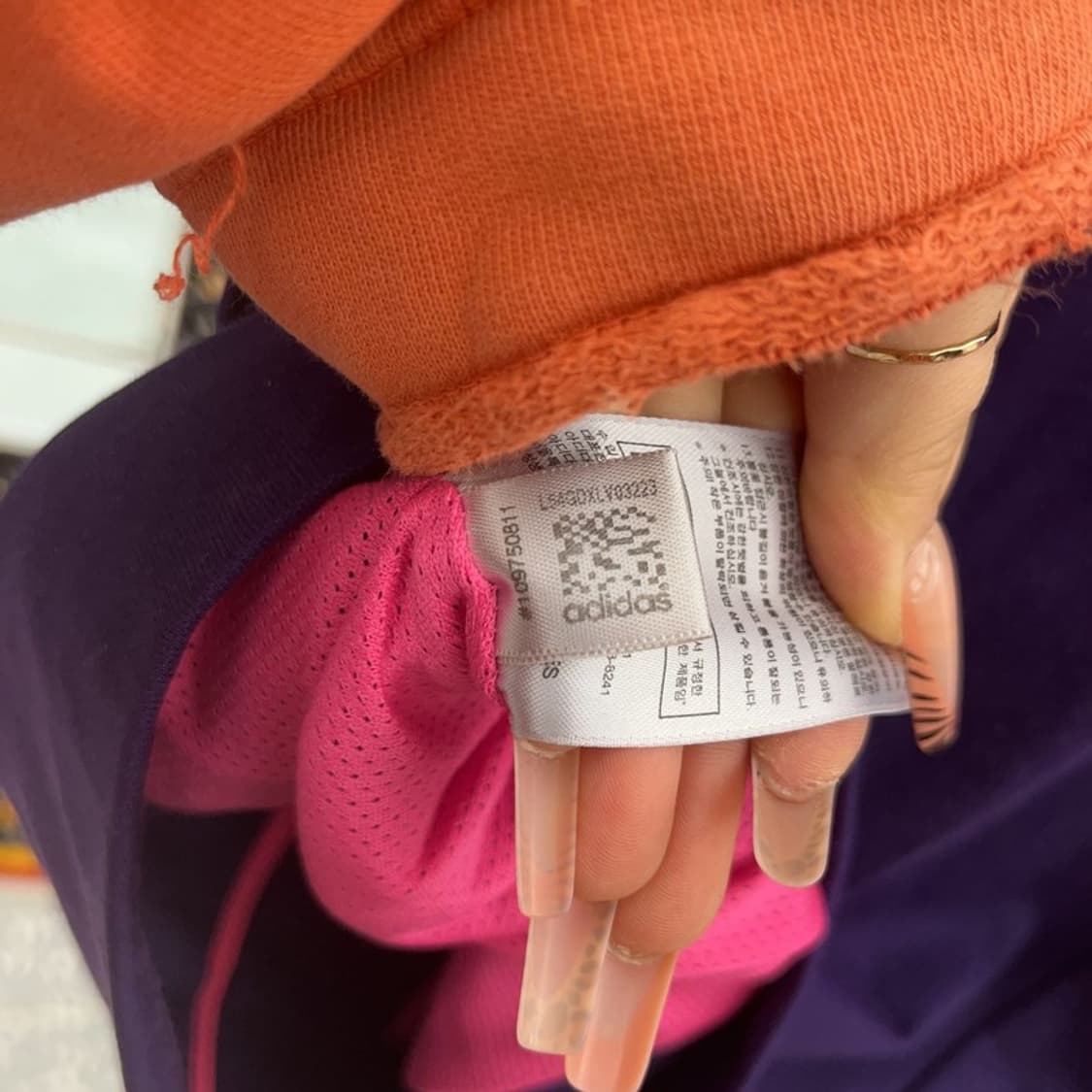 아디다스 유로파 레트로 Y2K 퍼플핑크 져지 집업 95 C08292 상품이미지6