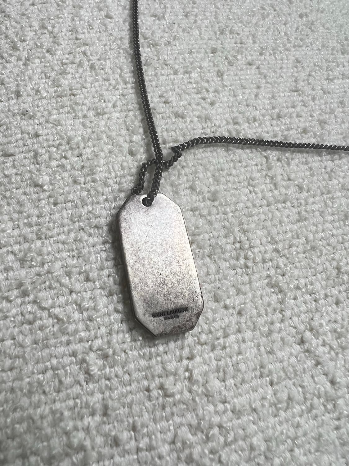 생로랑 / 플레이트 팬던트 목걸이 상품이미지2