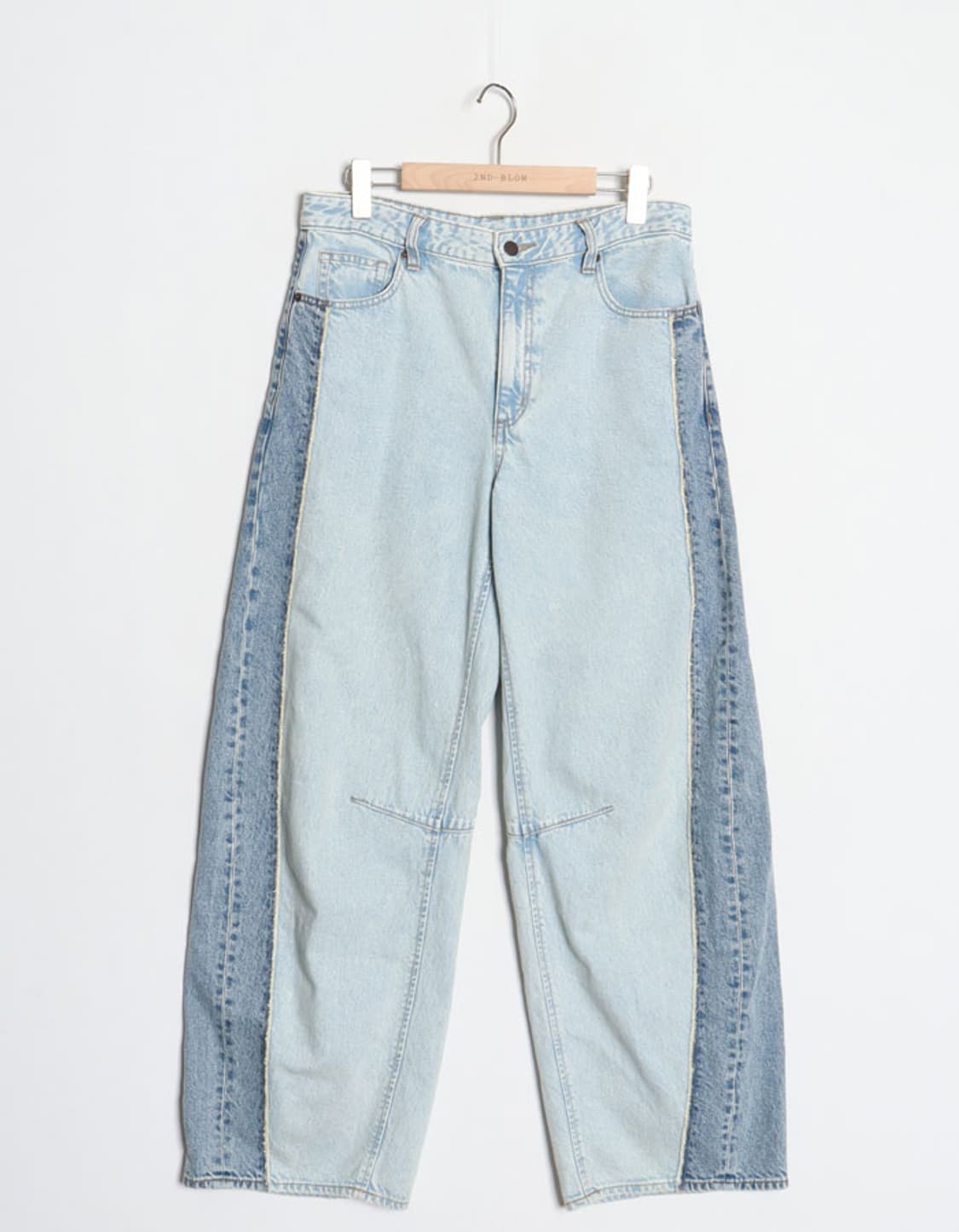 G U 2Tone Barrelleg Denim Pant (30) 상품이미지1