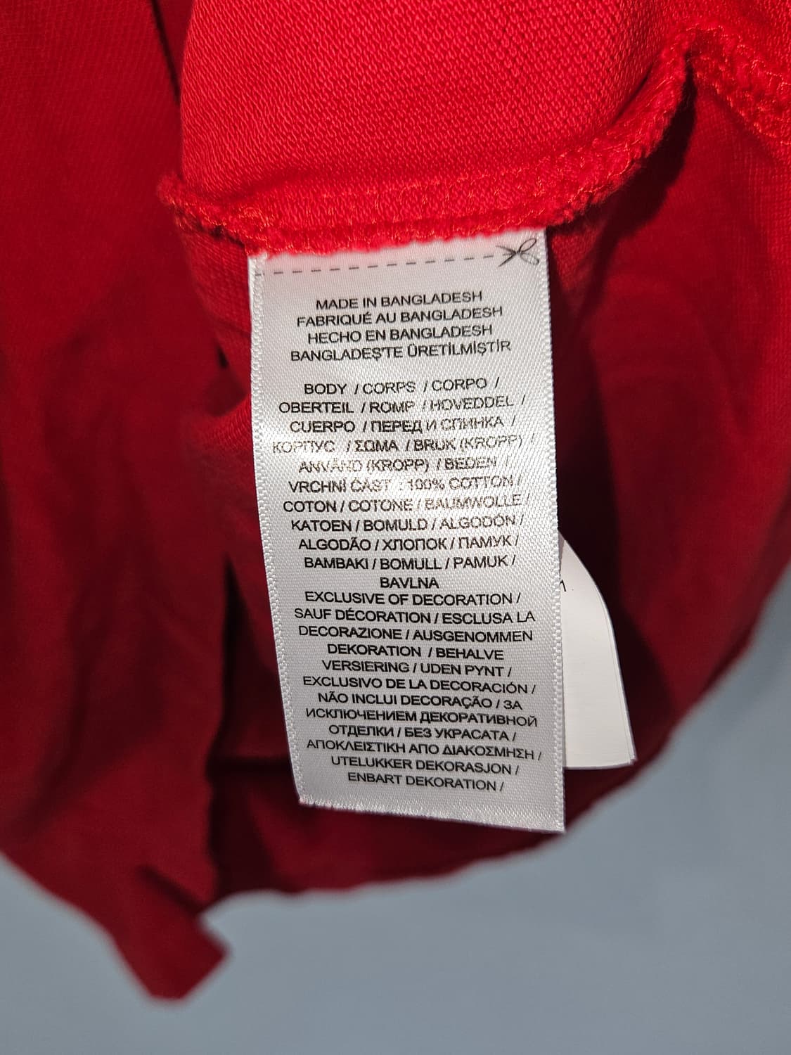 폴로 랄프로렌 신형 반팔 카라티 피케 레드 QR정품 남성 L 상품이미지6