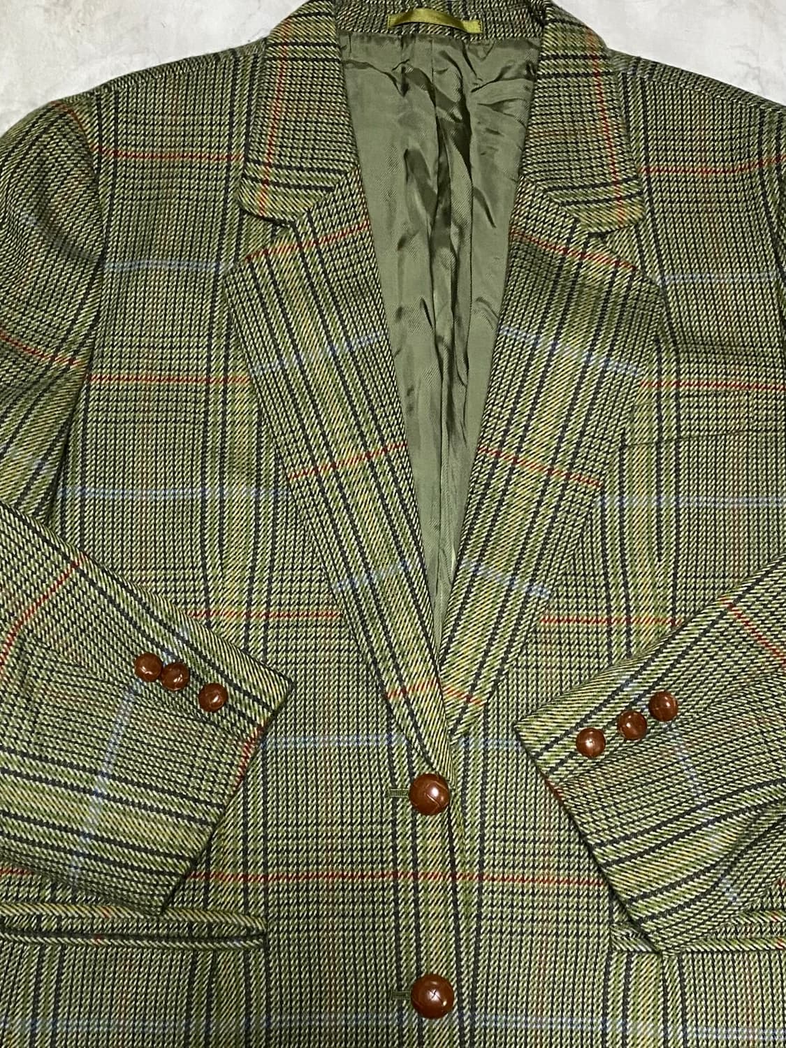 버버리 마이 블레이져 체크 자켓 95 사이즈 상품이미지3