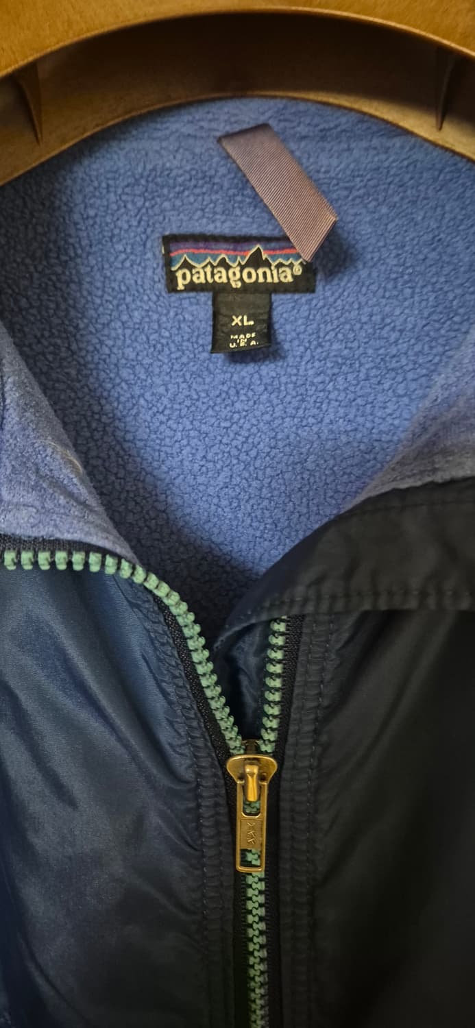 파타고니아  쉘드 신칠라 자켓  USA  딥블루  XL 상품이미지9