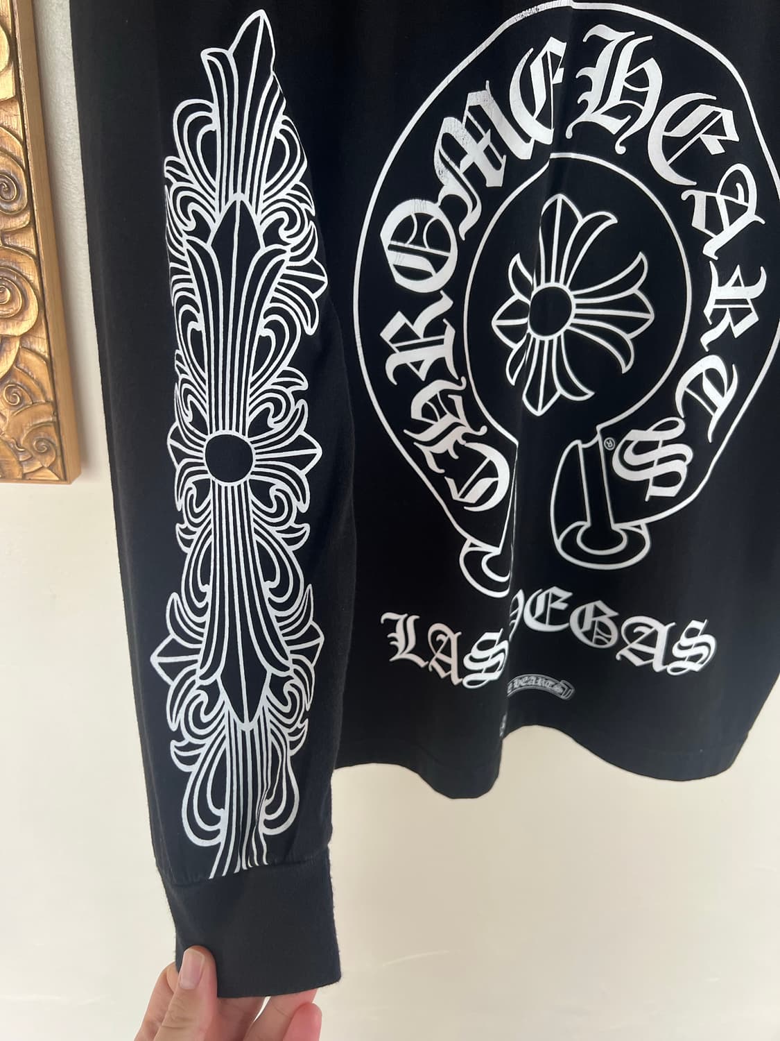 [L] 크롬하츠 LA한정 플로랄 홀스슈 롱슬리브 상품이미지3