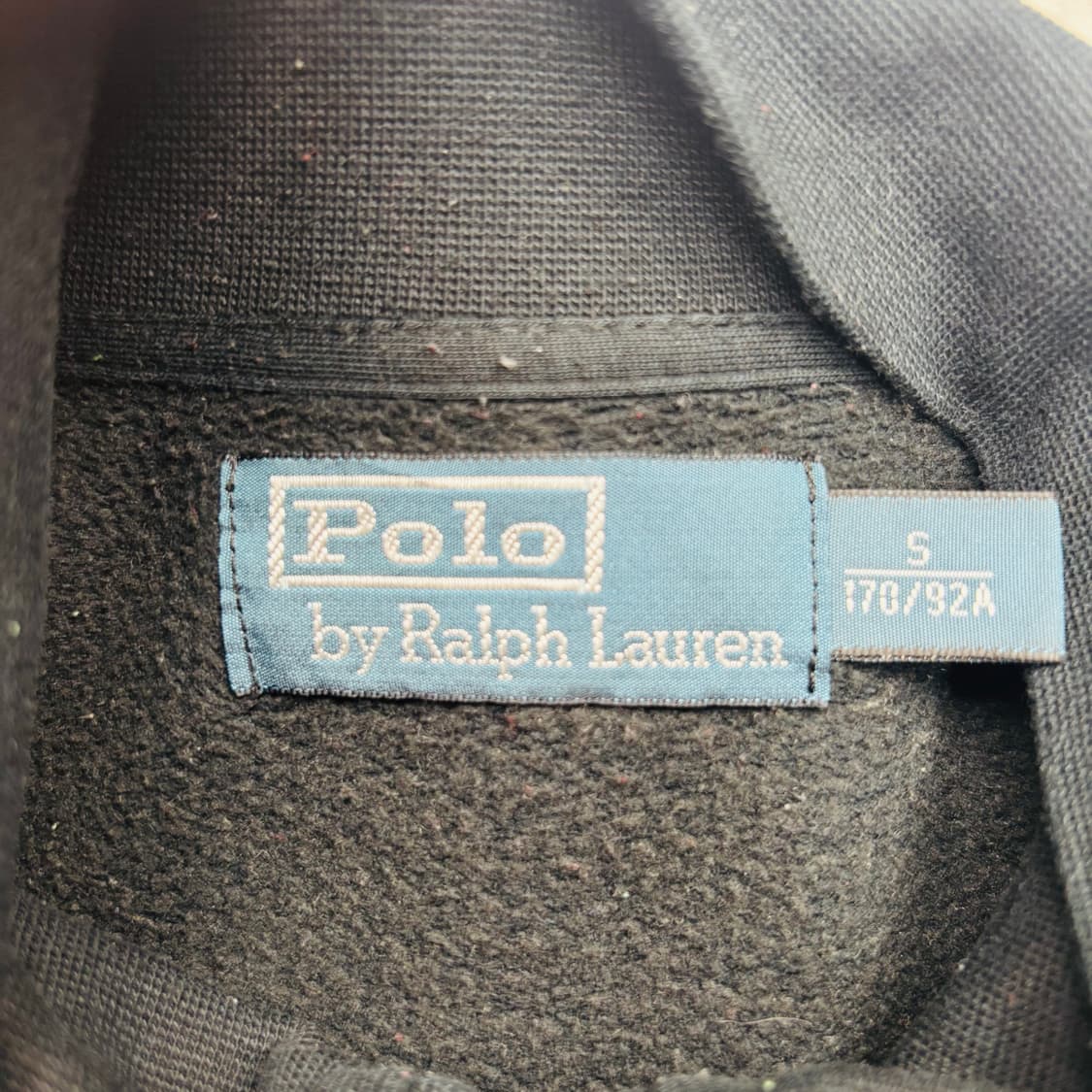 폴로 랄프 로렌 블랙 화이트 트랙탑 져지 S 상품이미지7