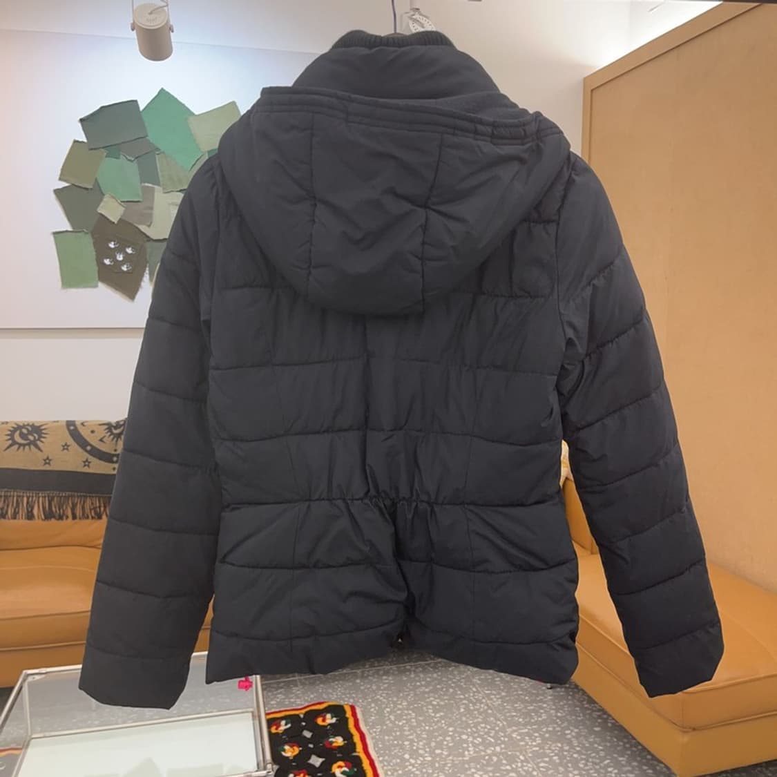 아베크롬비 빈티지 베이직 슬림 숏 패딩 M C06623 상품이미지4