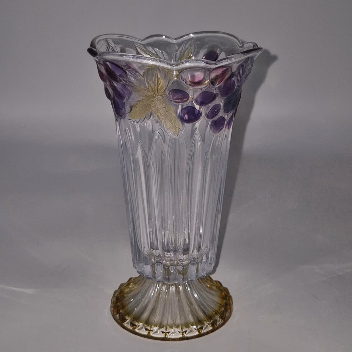 90s 소가 글라스 레트로 컬러 포도 꽃병 상품이미지10